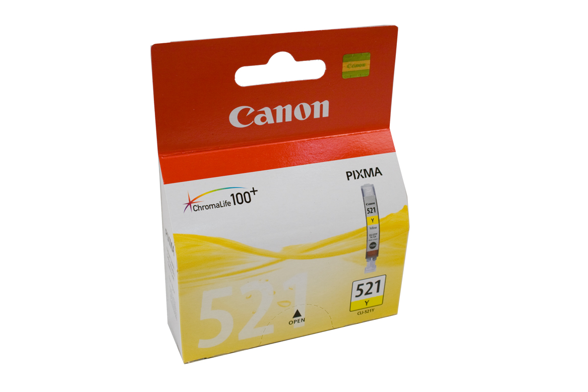 Картридж Canon  CLI-521Y желтый