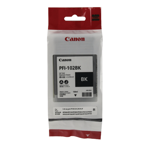 Картридж Canon PFI-102BK черный