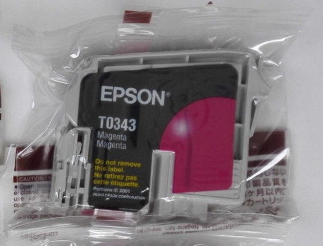 Картридж Epson Т0343 (C13T03434010) Пурпурный