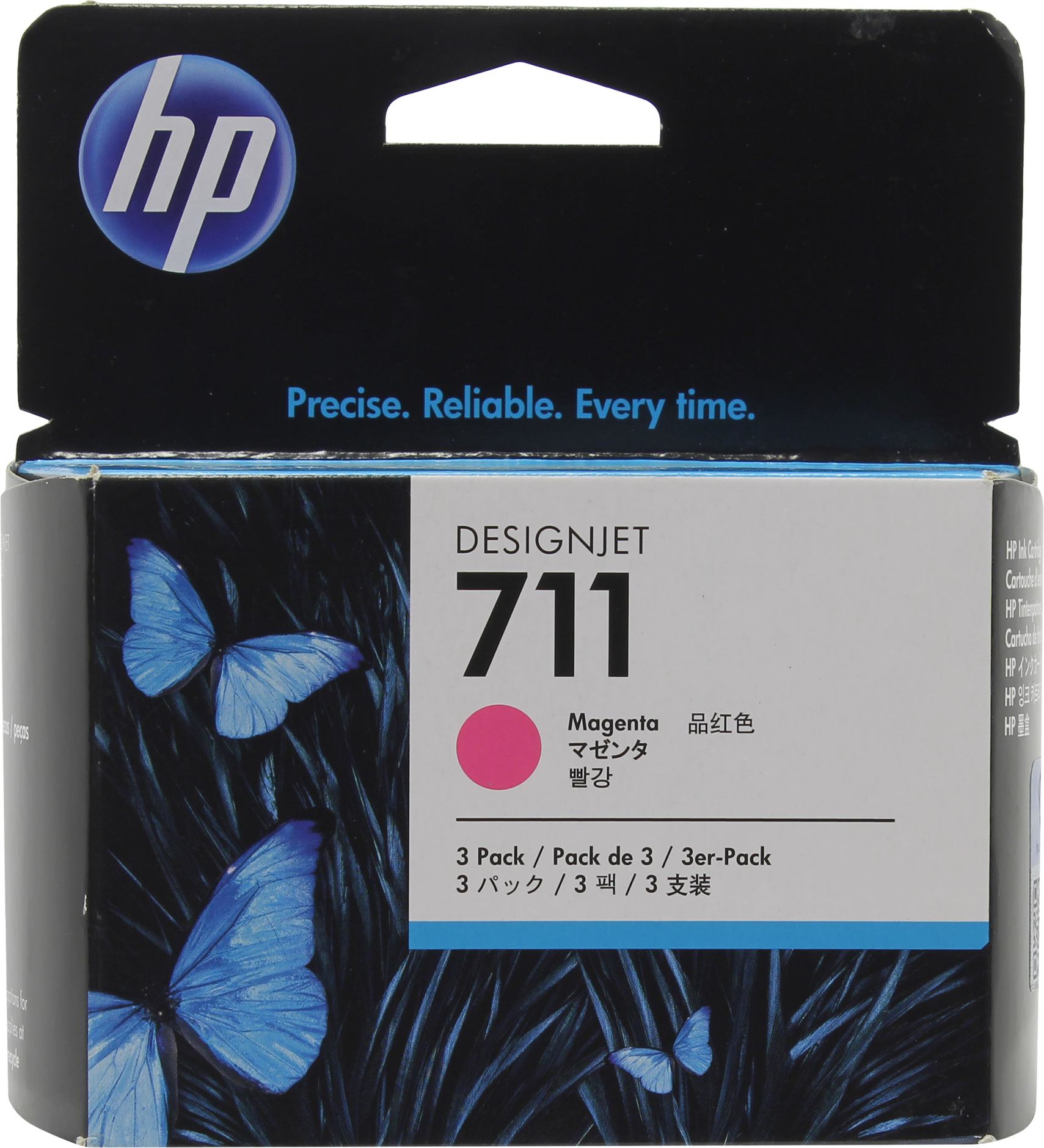 Картридж HP 711 (CZ135A) пурпурный