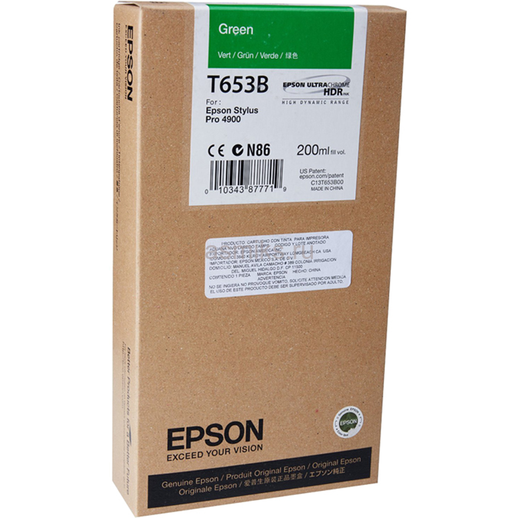 Картридж Epson T653B (C13T653B00) Зеленый