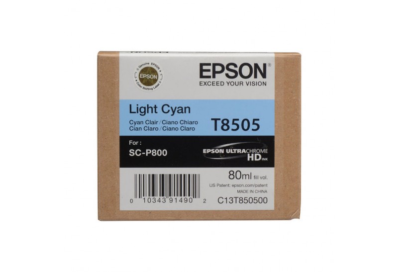 Картридж Epson T8505 (C13T850500) Светло-голубой
