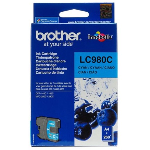 Картридж Brother LC980C голубой