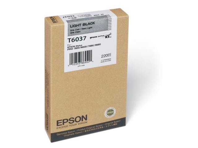 Картридж Epson T6037 (C13T603700) Серый