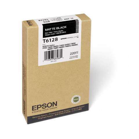 Картридж Epson T6128 (C13T612800) Матово-черный