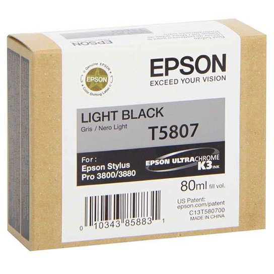 Картридж Epson T5807 (C13T580700) Серый