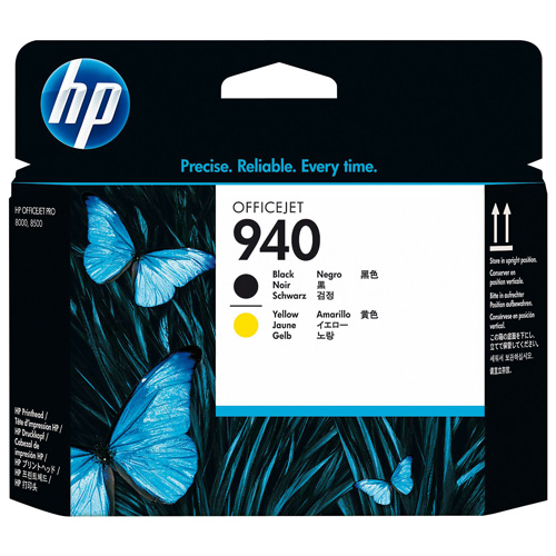 Печатающая головка HP (C4900A) черная-желтая