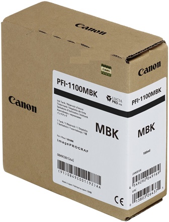 Картридж Canon PFI-1100MBK матовый