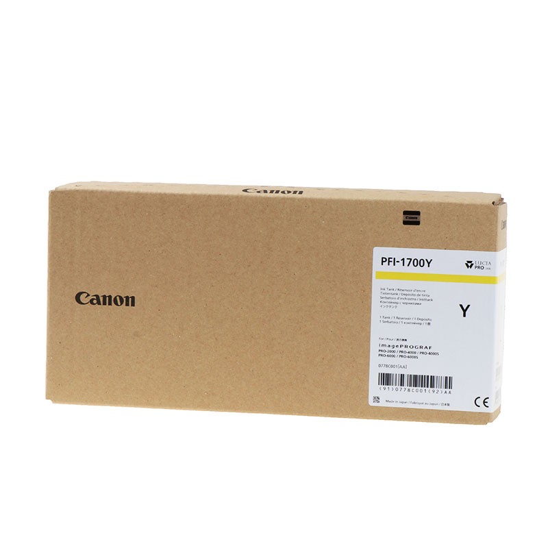 Картридж Canon PFI-1700Y желтый